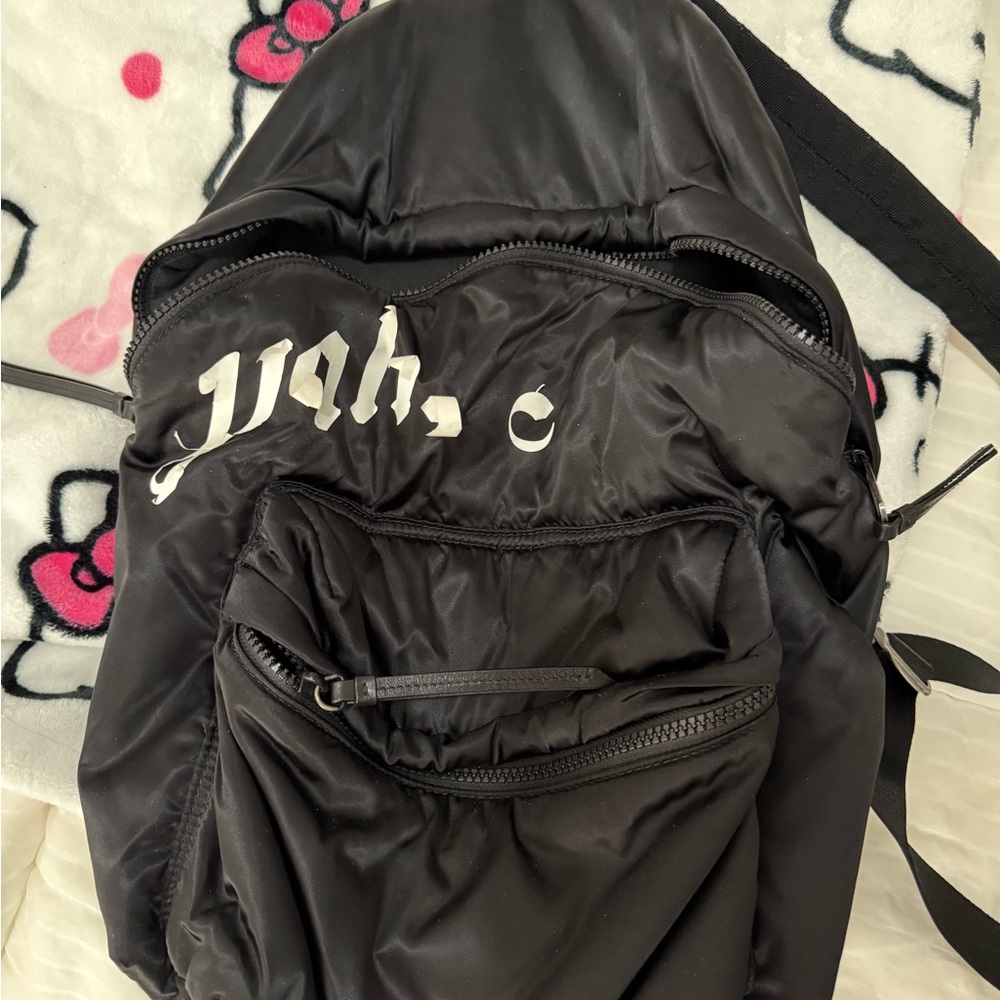 Palm Angels satin book bag